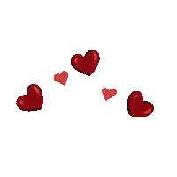 In Love Hearts Sticker