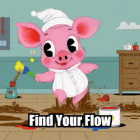 Wisdom Find Your Flow GIF by The Pigasso