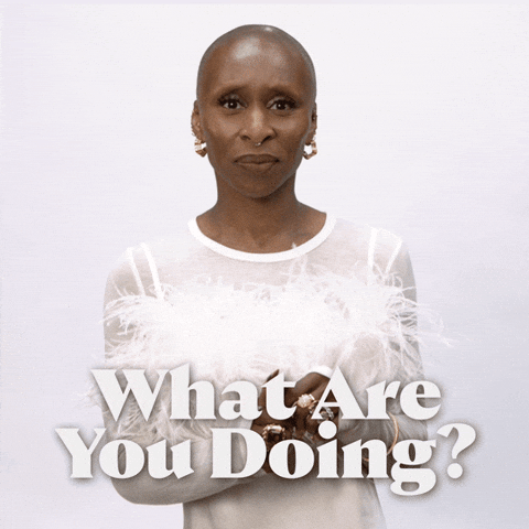 What Are You Doing GIF by Cynthia Erivo