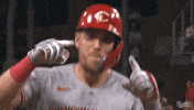 Happy Celebration GIF by Cincinnati Reds