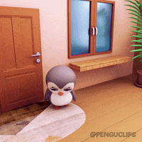 Penguclips love sad romance pengu GIF