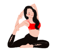 Yoga Yogini Sticker
