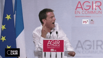 manuel valls rage GIF by franceinfo