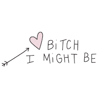 Heart Saying Sticker by mybkr