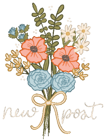 Post Flowers Sticker by littleevergreenco