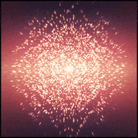 glitter orange GIF by Erica Anderson