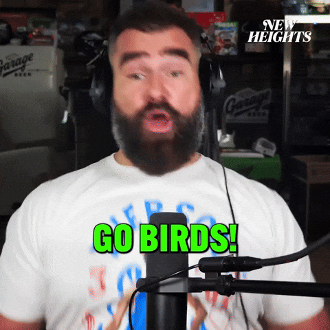 Jason Kelce Go Birds GIF by New Heights