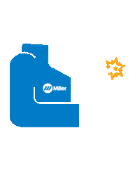 MillerWelders miller welding welder mig welding Sticker