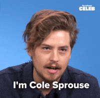 I'm Cole Sprouse