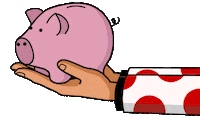money pig Sticker by Pepephone