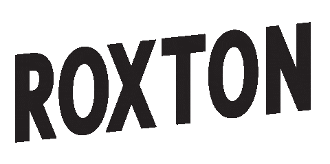 Roxton giphyupload logo blue animated Sticker