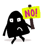 Illustration No Sticker by fngrpns