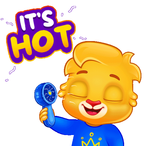 Melting Summer Time Sticker by Lucas and Friends by RV AppStudios