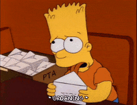 Tired Season 3 GIF by The Simpsons