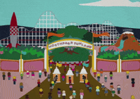school running GIF by South Park 