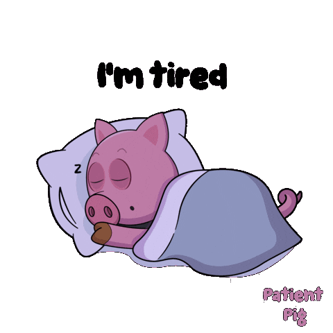 Tired Worn Out Sticker by VeeFriends