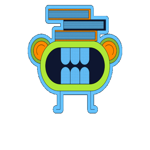 Robot Books Sticker by Codecademy