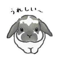 Rabbit うさぎ Sticker