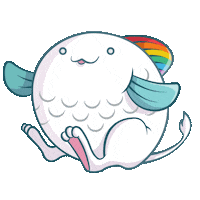Rainbow Hello Sticker by Pridecommunity.co