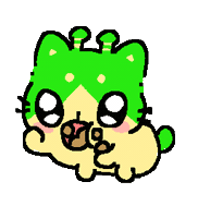 Hungry Cat Sticker