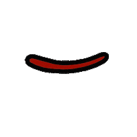 mouth artandsuch Sticker