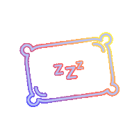 Tired Sleep Sticker