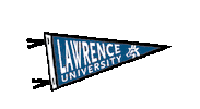 Flag Pennant Sticker by Lawrence University