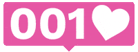Likes Count Sticker by ISZA
