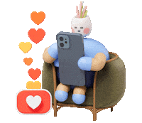 Heart Click Sticker by hyundailivart