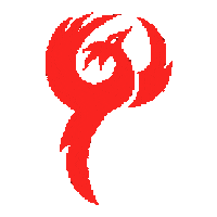 PhoenixLeadershipProject red phoenix plp plp logo Sticker