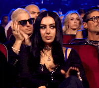Ignoring Charli Xcx GIF