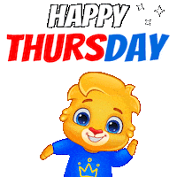 Greetings Thursday Sticker by Lucas and Friends by RV AppStudios