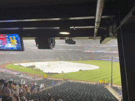 Rain Halts Mets Baseball Game as Thunderstorm Rolls Through NYC
