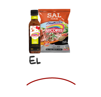 Arcoirispy giphyupload comida salsa mate Sticker