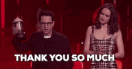 Thank You So Much GIF by MTV Movie & TV Awards