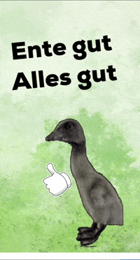 The End Duck GIF