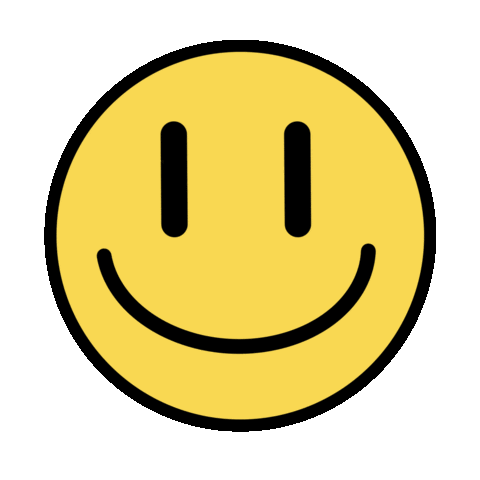 Happy Smiley Face Sticker