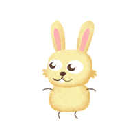 Rabbit Jumping Sticker by PlayKids