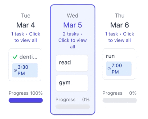 Minimalist Calendar App Demo