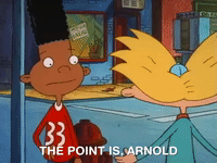 hey arnold nickelodeon GIF