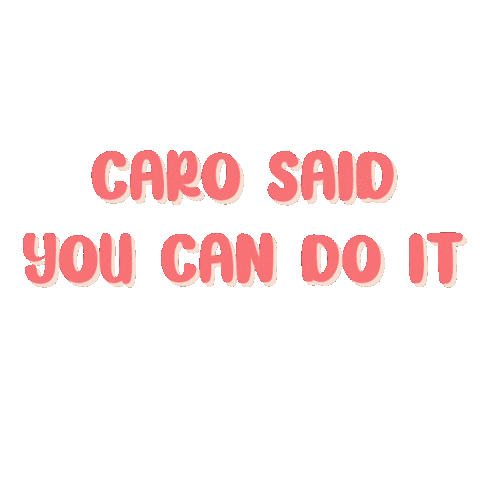 You Can Motivation Sticker by Caroline's Choice
