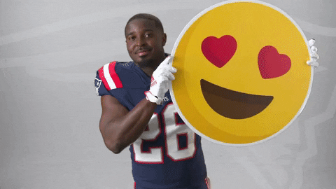 Happy I Love You GIF by New England Patriots