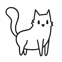 Cat Doodles Sticker