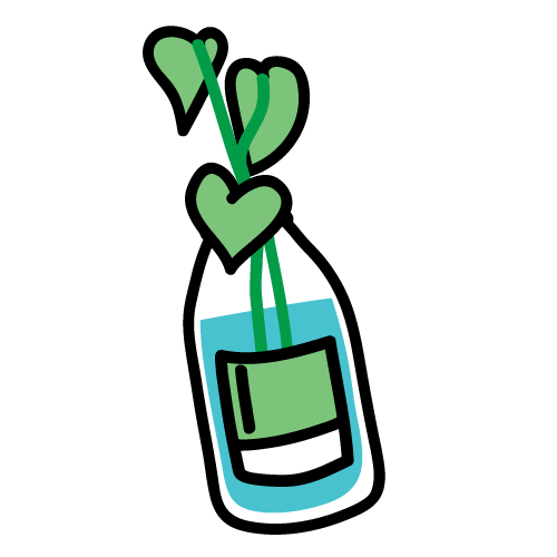 Happy Fun Sticker by Mia Glansie
