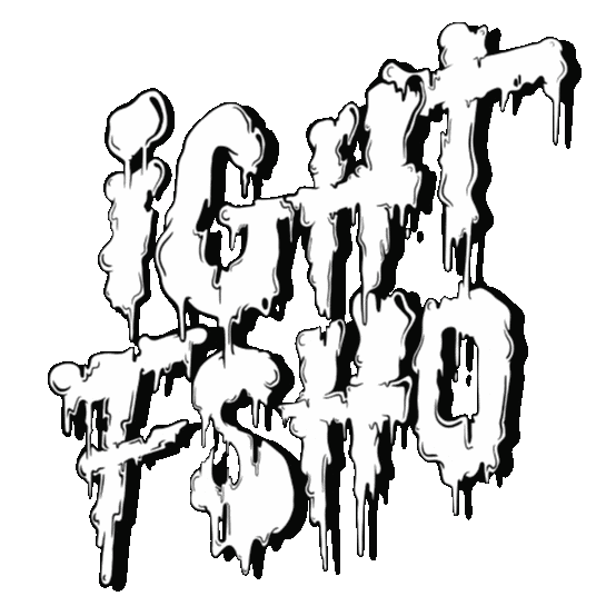 Dripping Inland Empire Sticker by IGHT FSHO