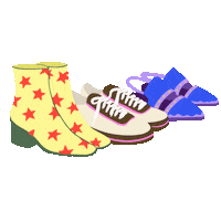 knovosad woman women mask shoes Sticker