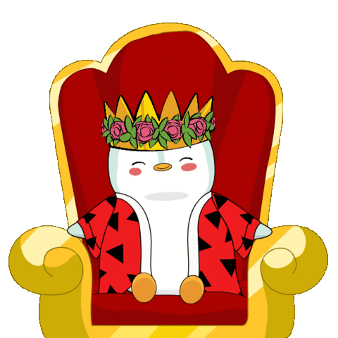 Vibing Hello Kitty Sticker by Pudgy Penguins