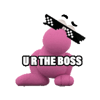 Like A Boss Power Sticker by NERDS Candy