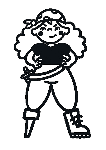 Pirate Sticker by Twinkl Parents