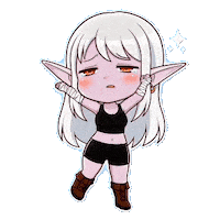 Dark Elf Girl Sticker